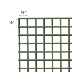 Yardworks 1/2" X 2' X 8' Green Vinyl-Coated Hardware Cloth -Yardworks Sales Shop 17131764