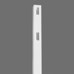 Yardworks® 4" X 4" - 6' White Vinyl 2-Rail Ranch Line Fence Post
