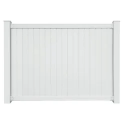 Yardworks® Belmont 4 X 6 White Privacy Vinyl Fence Panel