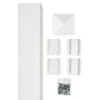 Yardworks® 4" X 4" X 8' White Vinyl Fence Fence Post Kit
