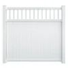 Yardworks® Belmont 6 X 6 White Spindle Top Vinyl Fence Panel