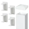 Yardworks® 4 X 4 X 96 White Post Kit For Dog Ear Panel Only