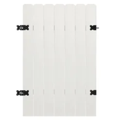 Yardworks® Belmont 6 X 42 White Dog Ear Vinyl Gate