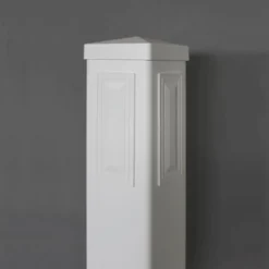 Yardworks® 5" X 5" X 8' White Vinyl Post Kit