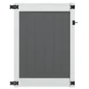 Yardworks® Richmond 6 X 4 Two-Toned Gray Vinyl Gate