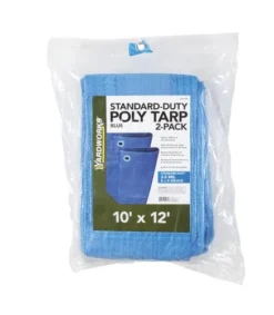 Yardworks® 10' X 12' Blue Standard-Duty Tarp - 2 Pack -Yardworks Sales Shop 235 7021 1 CMYK