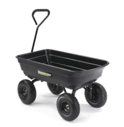 Yardworks® Poly Utility Dump Cart - 600 Lb. -Yardworks Sales Shop 2640014backleft