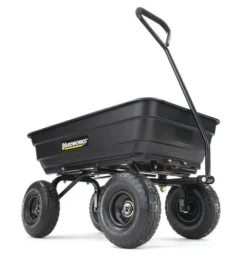 Yardworks® Poly Utility Dump Cart - 600 Lb. -Yardworks Sales Shop 2640014frontright
