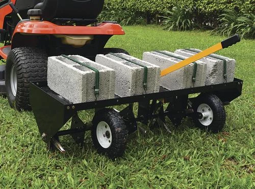 Yardworks® 48" Tow Behind Plug Aerator 2 Yardworks® 48" Tow Behind Plug Aerator - Image 2