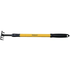 Yardworks® 37" Comfort Grip Handle Telescoping 5-Tine Rake