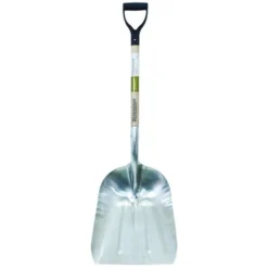 Yardworks® 29-1/2" Wood D-Handle Aluminum Scoop Shovel