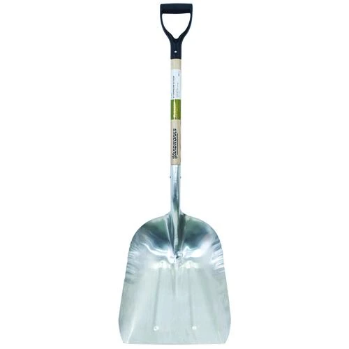 Yardworks® 29-1/2" Wood D-Handle Aluminum Scoop Shovel 1 Yardworks® 29-1/2" Wood D-Handle Aluminum Scoop Shovel