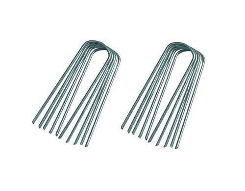 Yardworks™ 4" Landscape Garden Staples - 10 Pack 2 Yardworks™ 4" Landscape Garden Staples - 10 Pack - Image 2