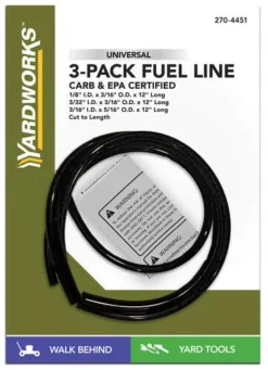 Yardworks™ Universal Handheld Power Equipment Fuel Line Kit - 3 Pack 3 Yardworks™ Universal Handheld Power Equipment Fuel Line Kit - 3 Pack -Yardworks Sales Shop 270 4451 Product Picture