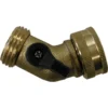 Yardworks® Brass Gooseneck Shut-Off Valve