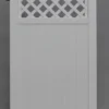 Yardworks® Belmont 6 X 3-6 White Lattice Top Vinyl Fence Gate